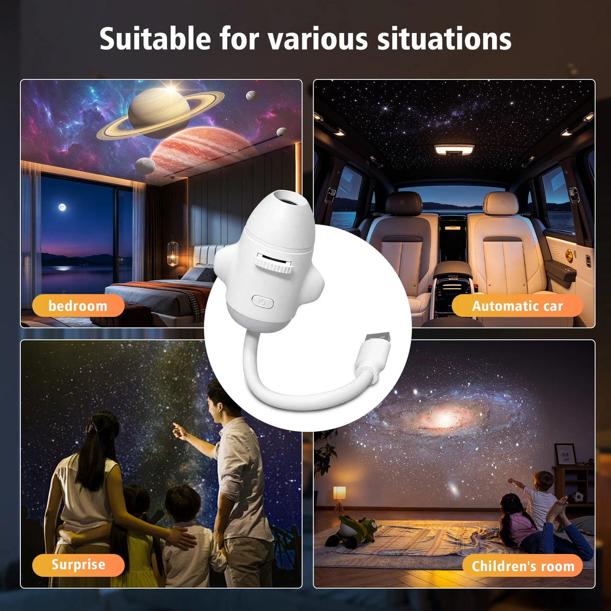 Starzy™ Galaxy Dream Projector