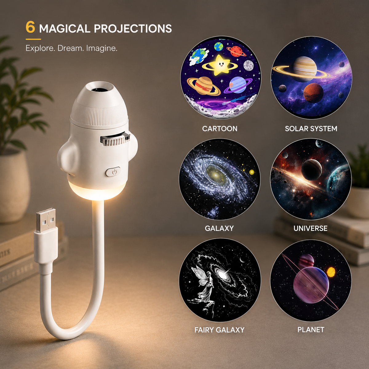 Starzy™ Galaxy Dream Projector